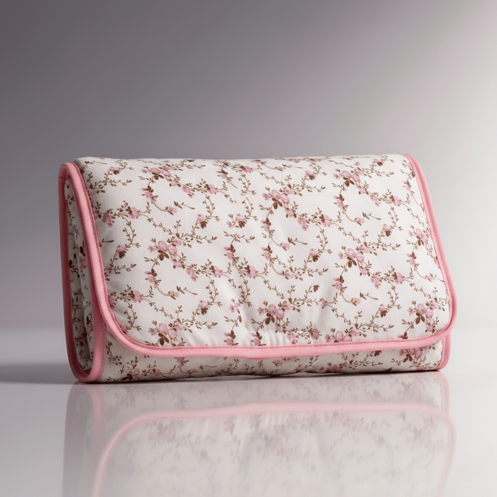 Trocador de Bebe Portátil Bolsa Impermeável Acolchoado com Bolso para Fraldas 100% Algodão em Oferta na Shopee