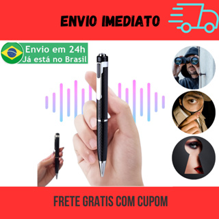 Gravador Discreto Caneta Micro Escuta Exclusivo Profissional Pronta Entrega em Oferta na Shopee