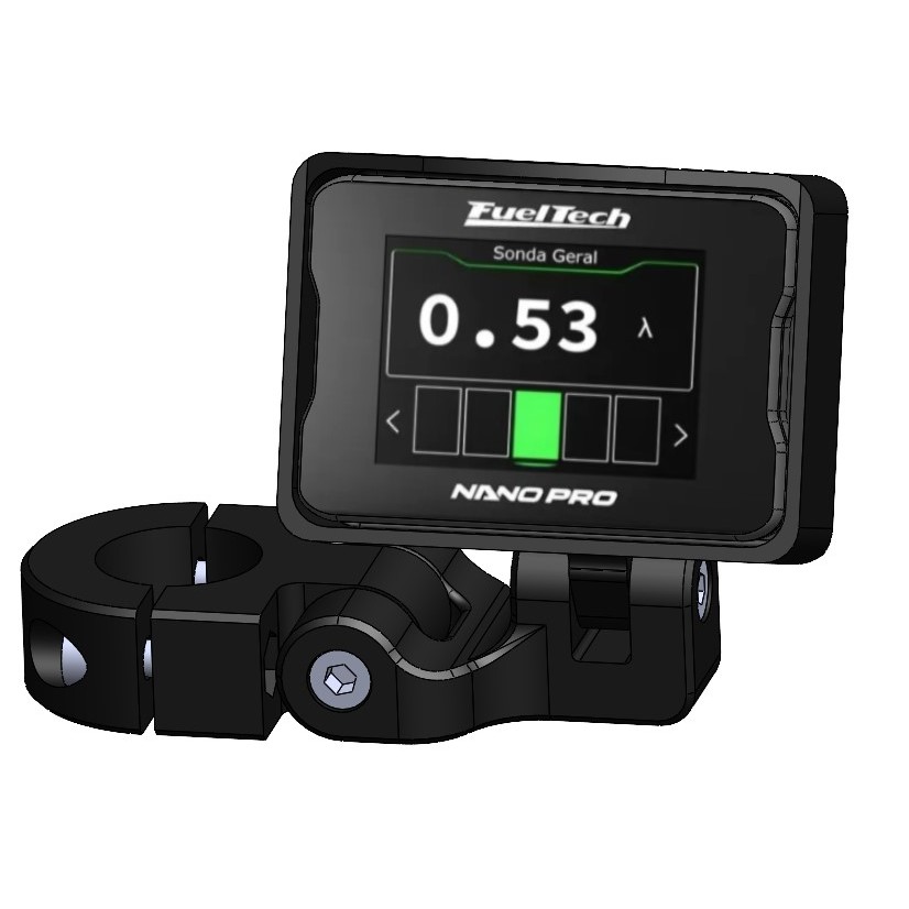 SUPORTE PARA FUELTECH NANO(ANTIGA), NANO PRÓ(NOVA) OU OCTTANE MOTO CG TITAN ARTICULÁVEL