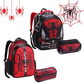 Mochila e Estojo Infantil Menino Spider Homem Aranha Escolar Masculino em Oferta na Shopee