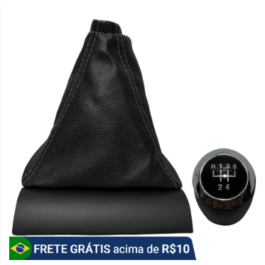 Kit Coifa de Cambio Manopla Tipo A Onix 2013 a 2020 Prisma 2013 a 2020