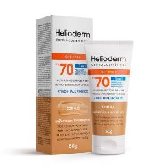 Protetor Solar Helioderm Facial FPS 70 4.0 Oil Free Bege Escuro 50g