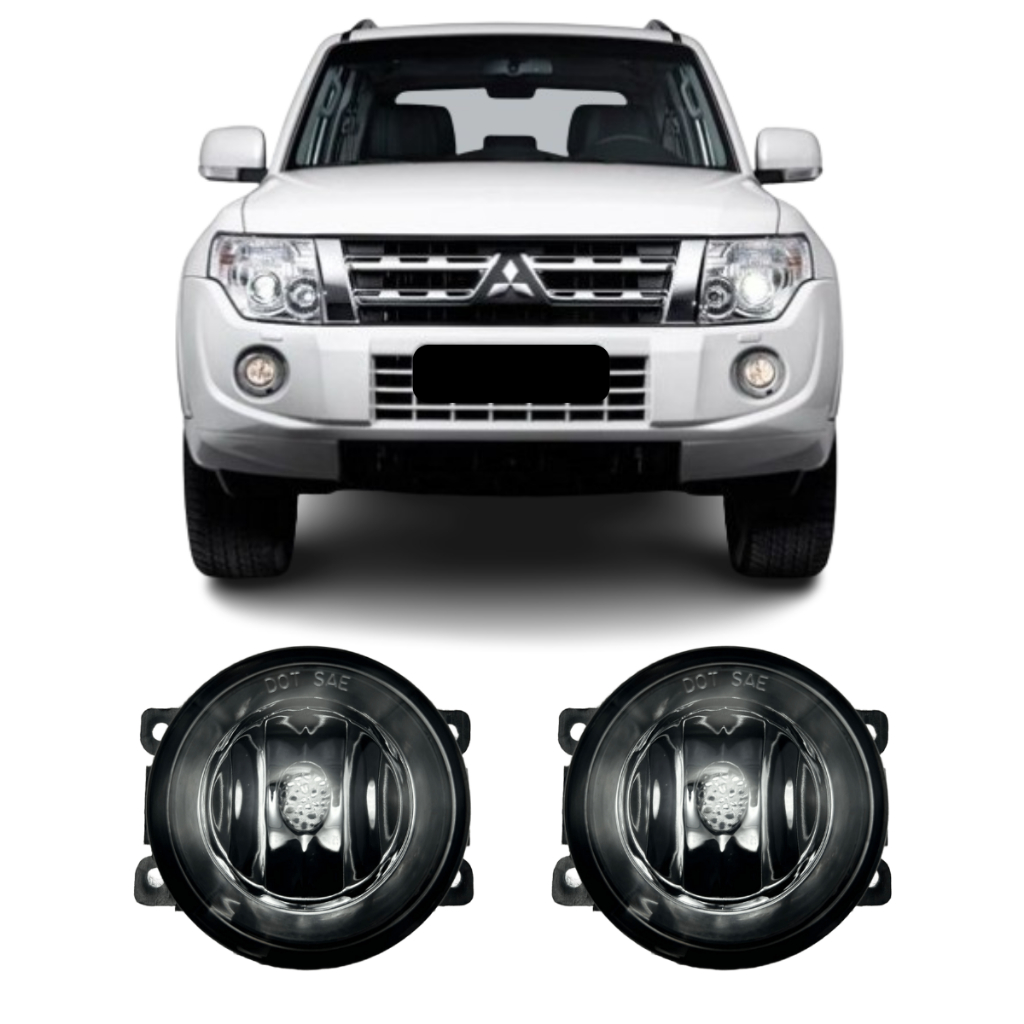 Par Farol De Milha Pajero Full 2007 A 2013 Vidro em Oferta na Shopee