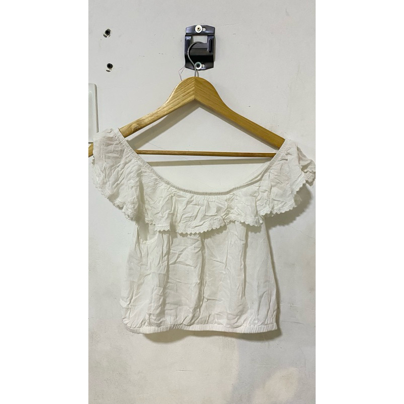 Brechó - blusa branca (Tamanho P)