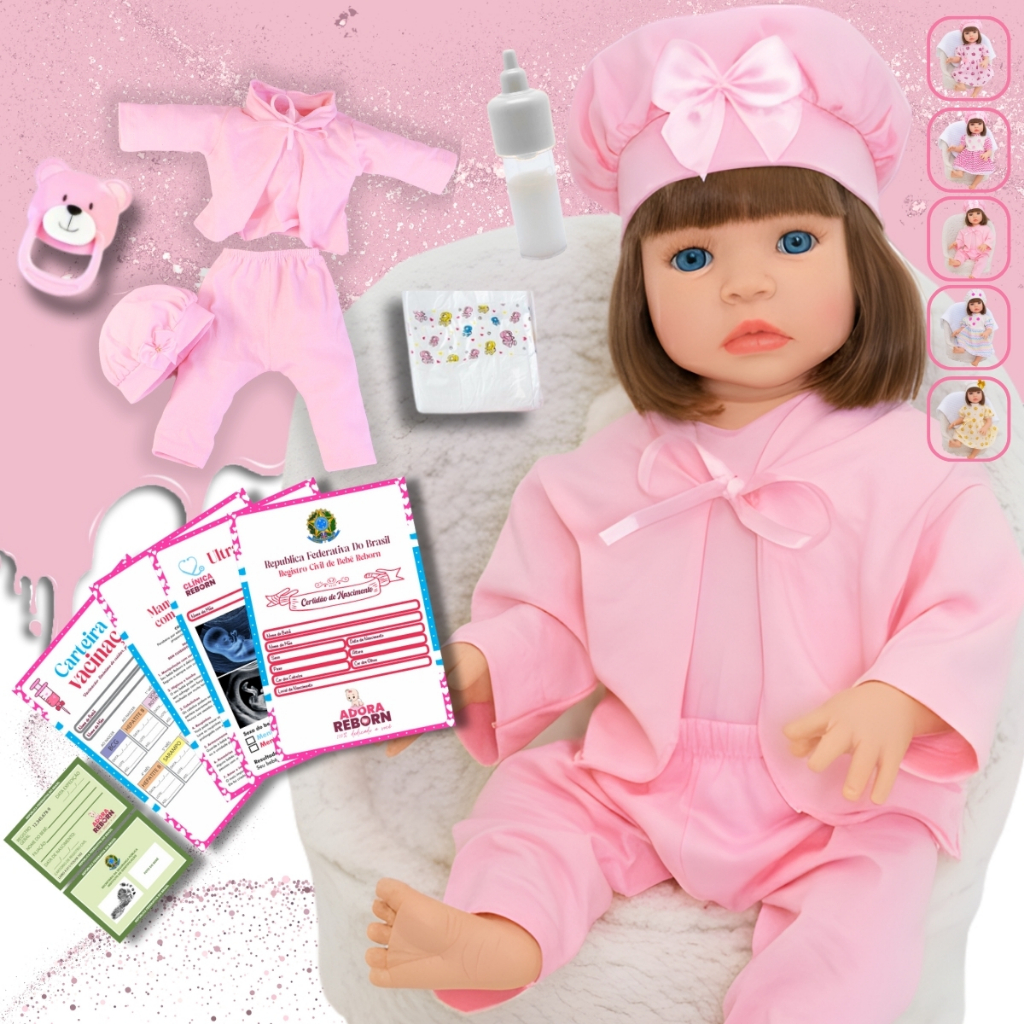 Boneca Bebê Reborn Realista 100% Silicone Envio Imediato em Oferta na Shopee