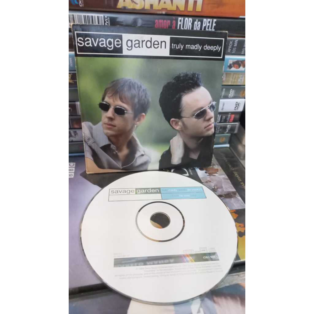 Cd Savage Garden Truly Madly Deeply - raro IMP Promo -1998 Columbia -excelente i'll bet he was cool