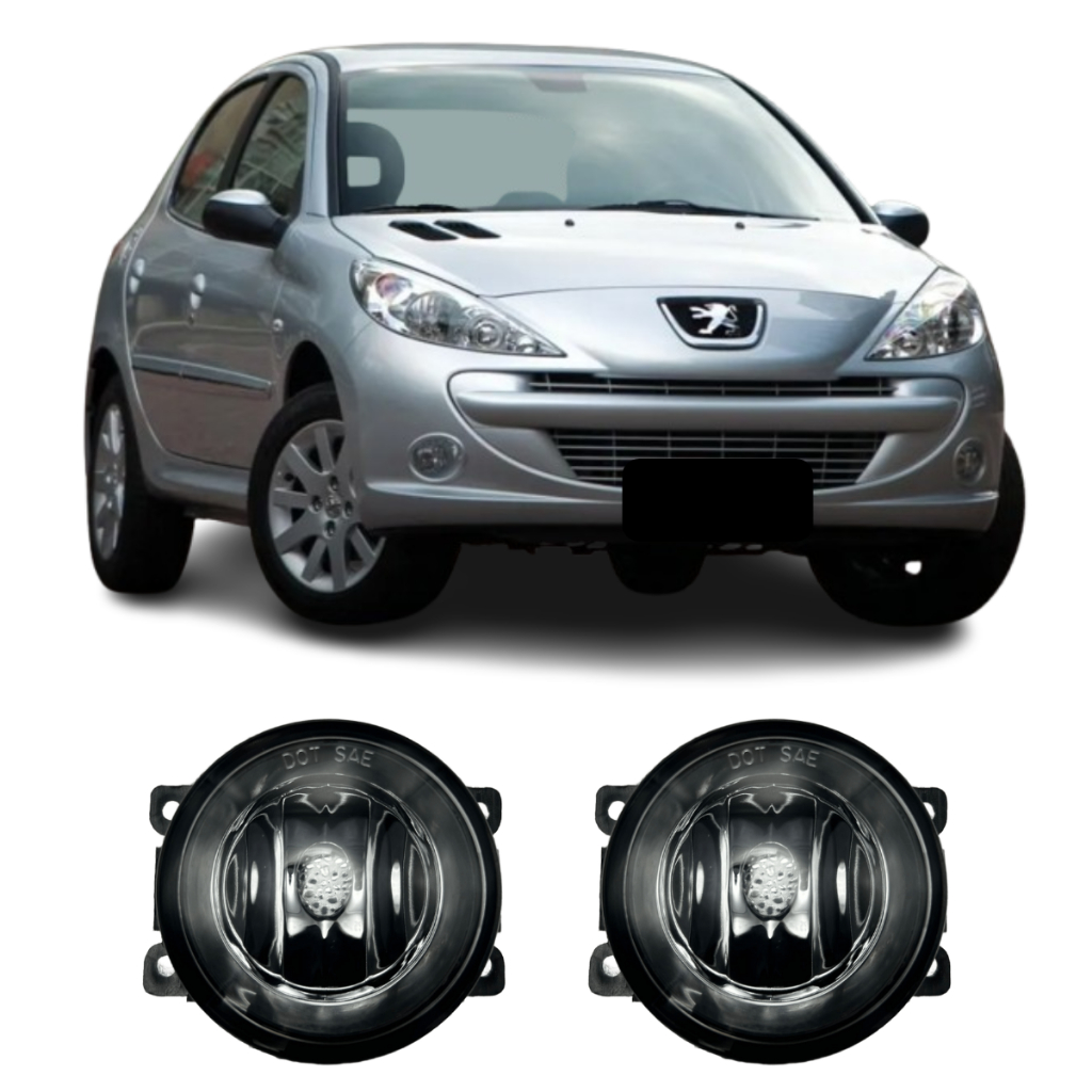 Imagem Par Farol De Milha Neblina Peugeot 207 2008 2009 2010 2011 2012 2013 2014