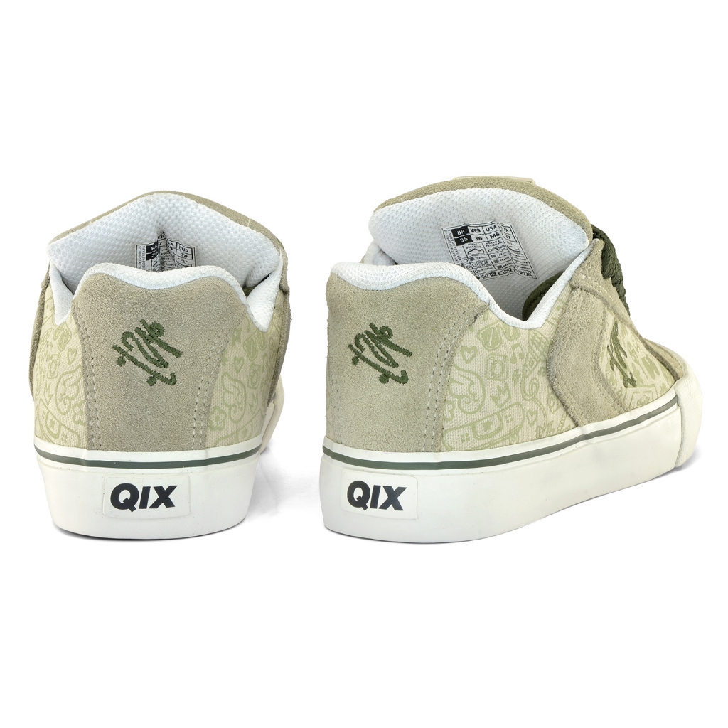 Detalhes do Tênis QIX Chorão Park Sweet Novo Lançamento Feminino Skate Confortável Colorido Pistache Oreo Algodão Doce
