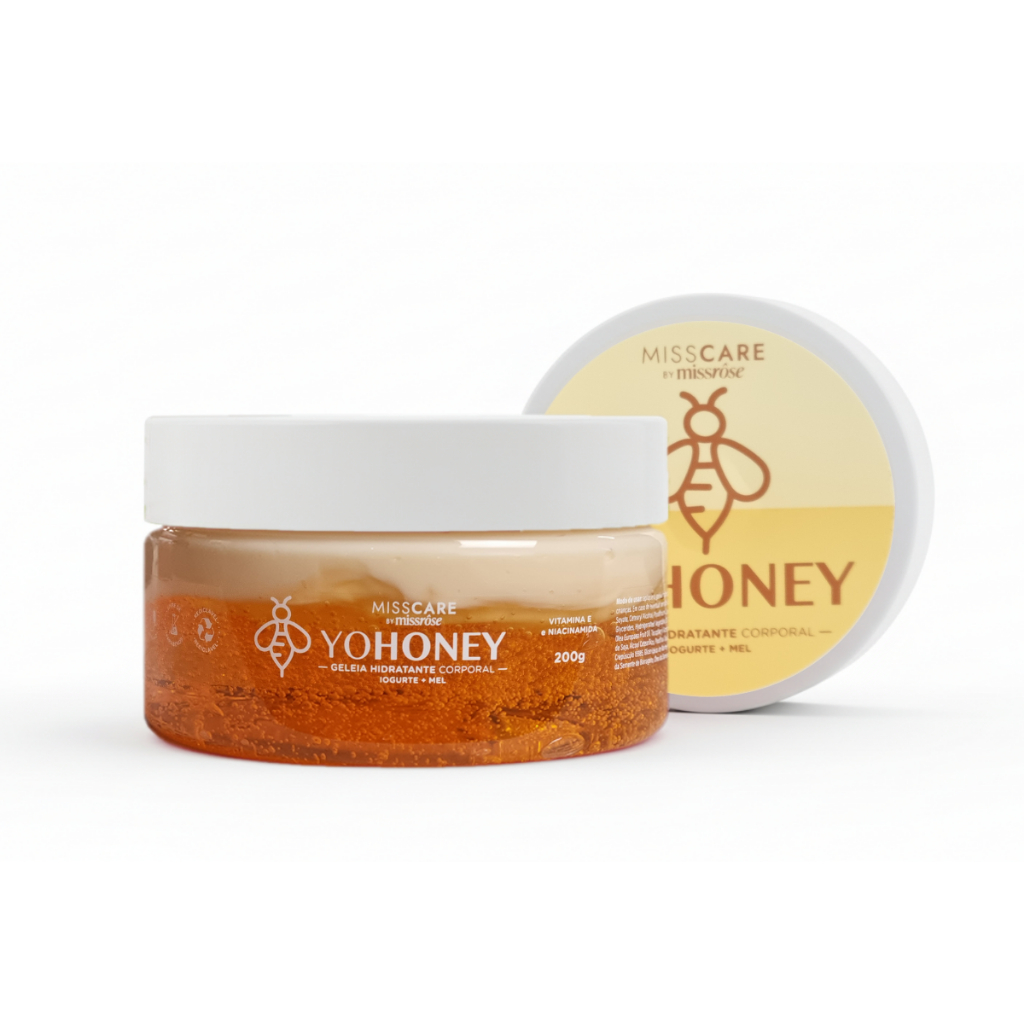 Geleia Hidratante Corporal Yohoney Iogurte e Mel Miss Rôse 200g
