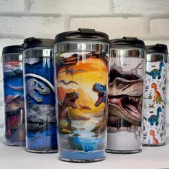 Coleção Copo Térmico Personalizado Dinossauro