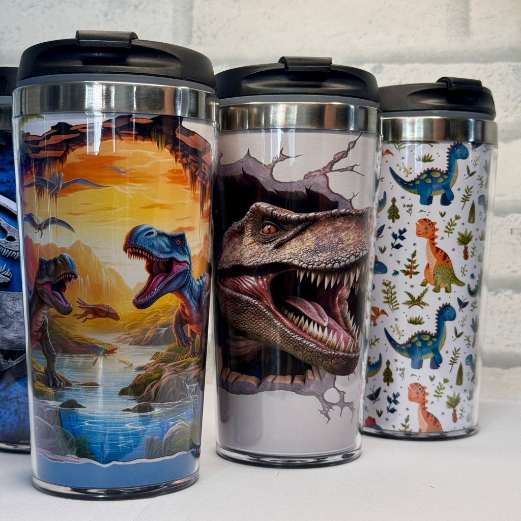 Coleção Copo Térmico Personalizado Dinossauro — imagem 2 de 2
