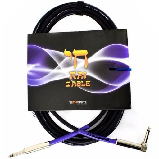Cabo Tecniforte P/ Instrumentos Musicais P10 X P10 L -- 3 Metros -- Série Rai em Oferta na Shopee