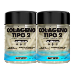 kit 2x Colágeno Tipo 2 60 Cápsulas | Articulações, Mobilidade e Suporte para Treino - Body Nutry