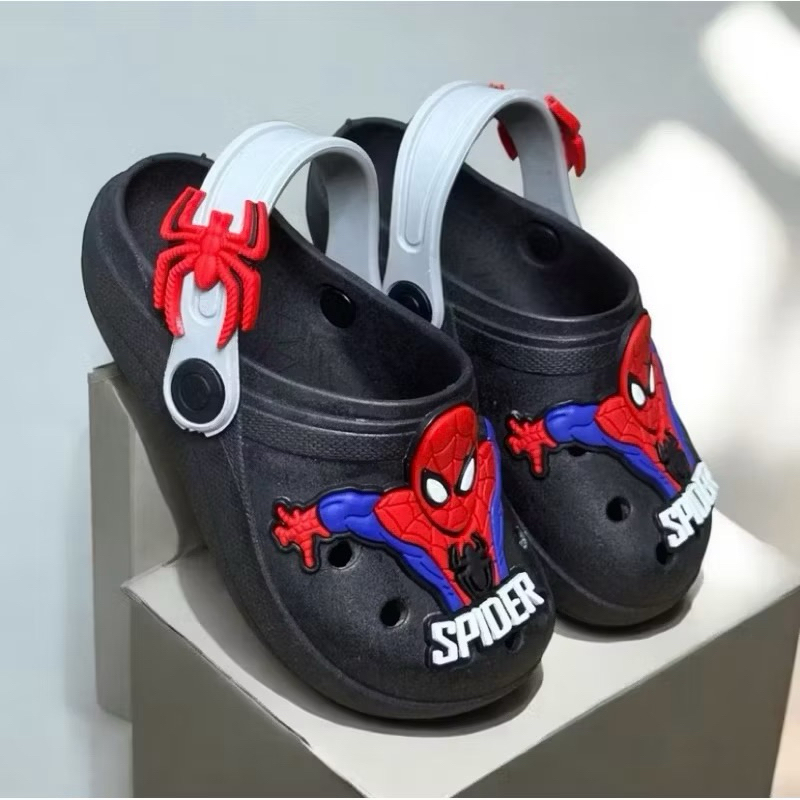 Sandália Infantil Menino Homem Aranha Leve Conforravel Macio