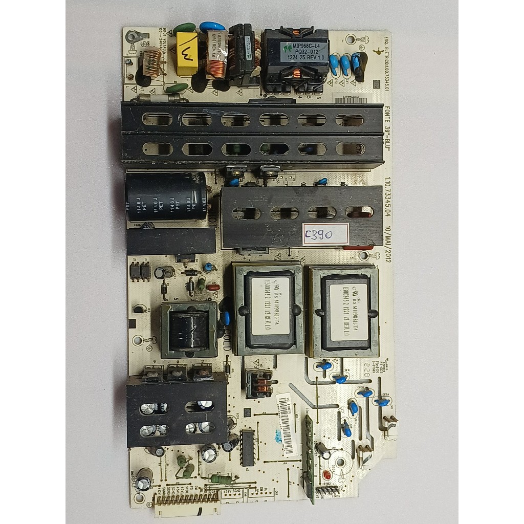 Placa fonte tv cce c390 / mip988