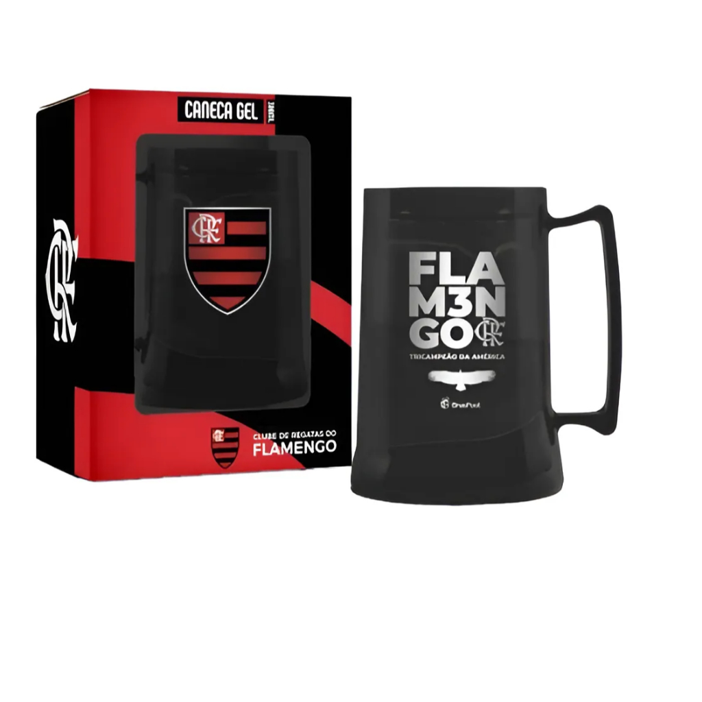 Caneca Gel Flamengo Preta: Onde Comprar | BuscaProdutos