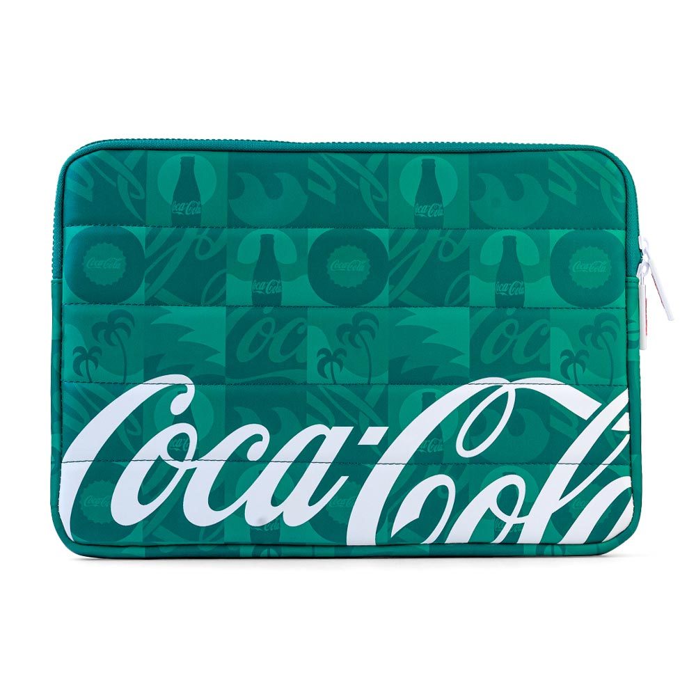 Capa para Notebook 14" Verde | Sleeve Coca-Cola em Oferta na Shopee