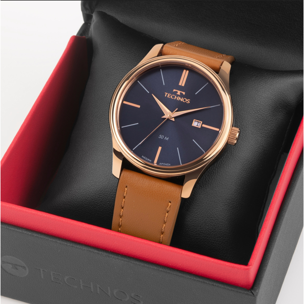 Relógio Technos Masculino Steel Rosé - 2115UBQ/0A em Oferta na Shopee