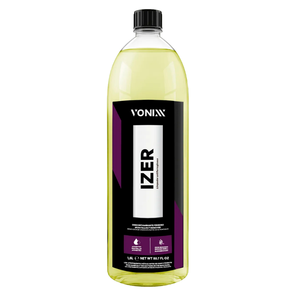 LIMPA RODAS IZER VONIXX 1,5L DESCONTAMINANTE FERROSO em Oferta na Shopee