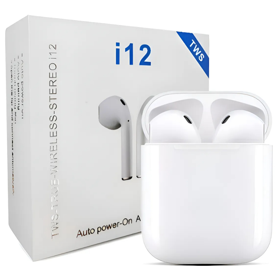 Fone De Ouvido Bluetooth Sem Fio I12 5.0 Android Ios