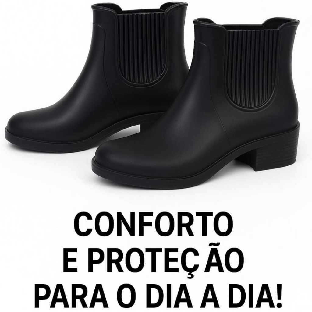 Galocha emborrachada confortável antiderrapante para trabalho em Oferta na Shopee