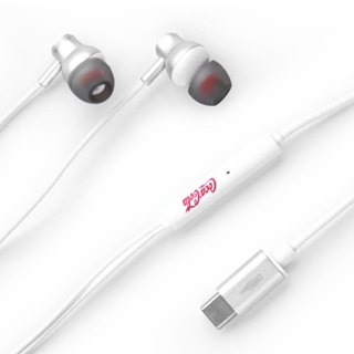 Fone de Ouvido Intra-Auricular com Microfone USB-C Branco | Neo Easy Coca-Cola em Oferta na Shopee