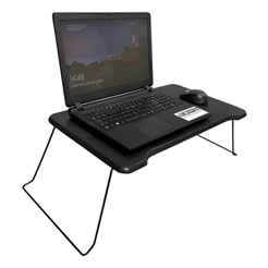 Suporte Base Multiuso Elevada Dobrável Para Notebook - Lh C - Preto