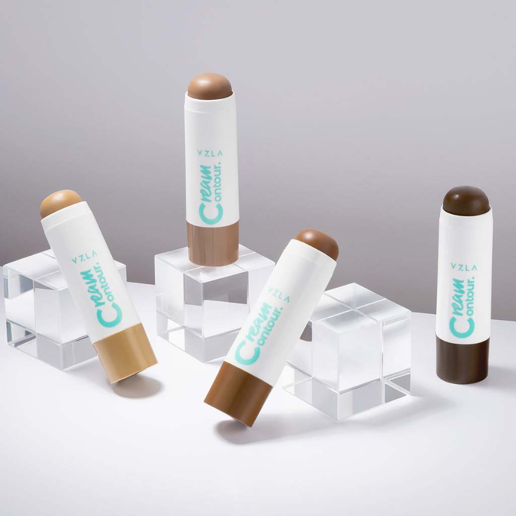 Contorno Em Bastão Stick Cream Contour Cremoso Original Vizzela em Oferta na Shopee