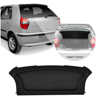 Tampão Bagagito Porta Malas Palio Fire 2001 Até 2006 - Preto (Serve no 2 e 4 Portas) em Oferta na Shopee