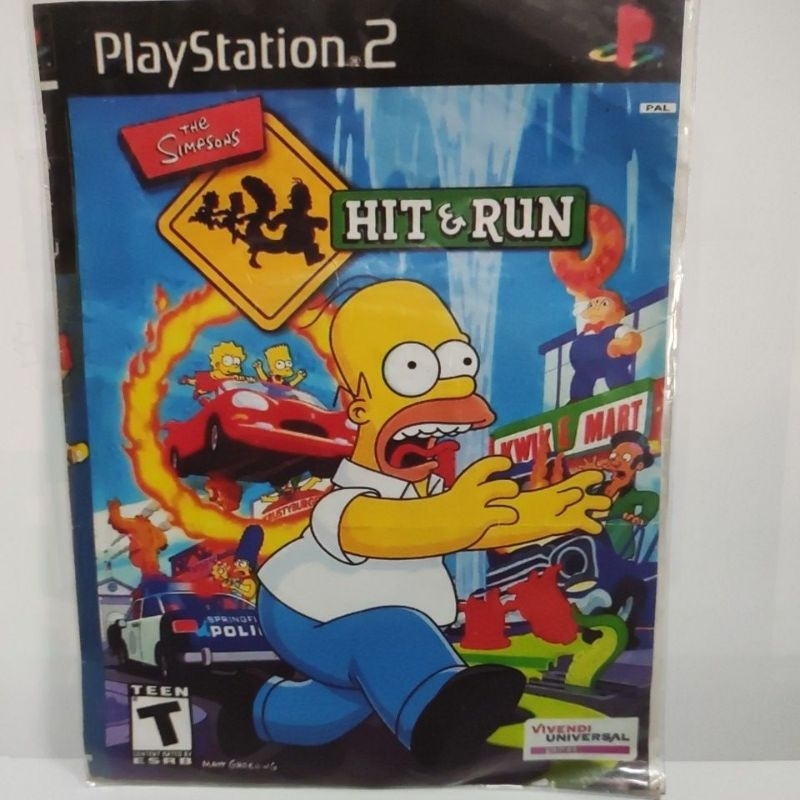 the Simpsons hit e run mídia física ps2