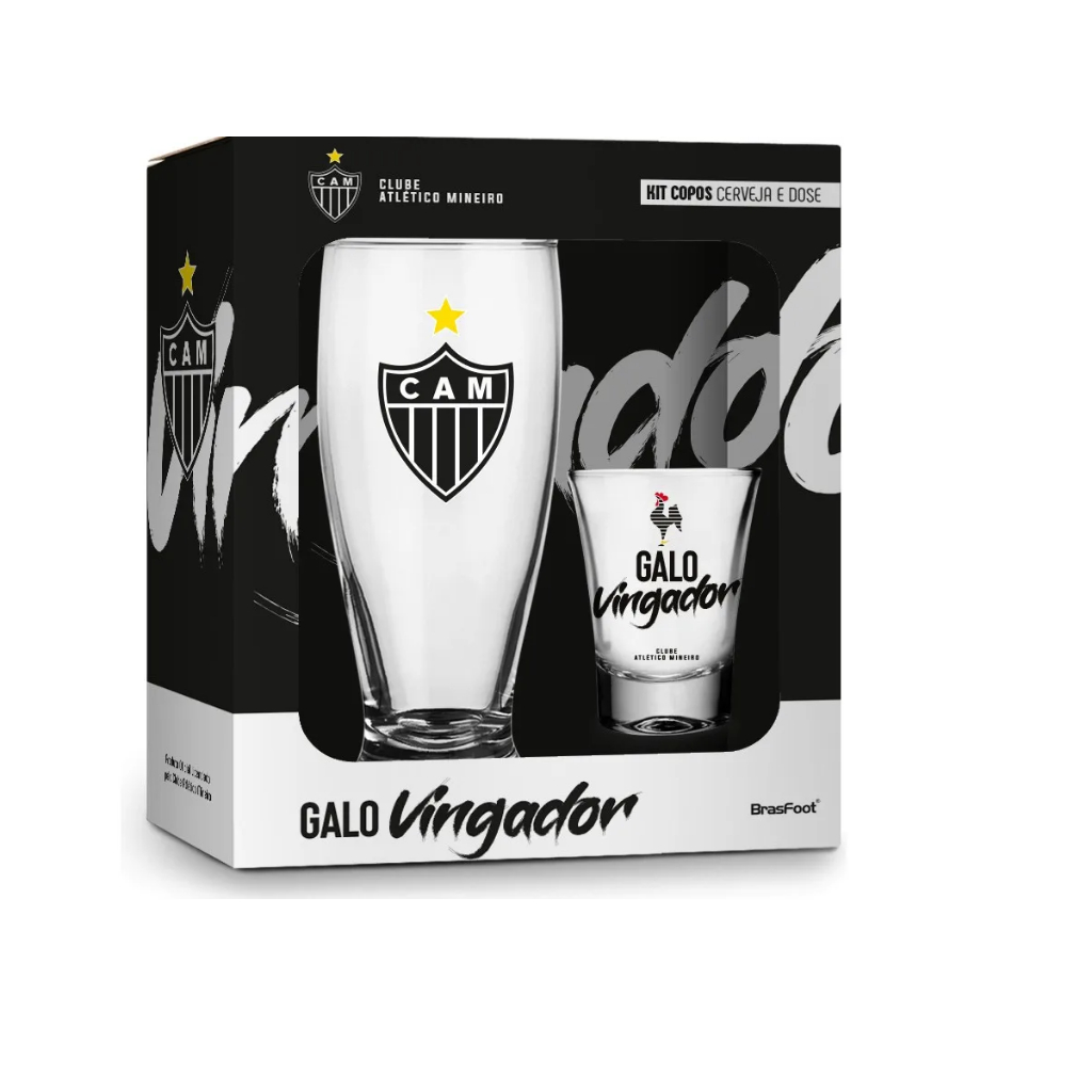 1 COPO MUNICH E 1 COPO DOSE ATLÉTICO MG