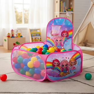 Piscina Bolinha Infantil Cestinha Basquete Dobravel Menina Menino em Oferta na Shopee