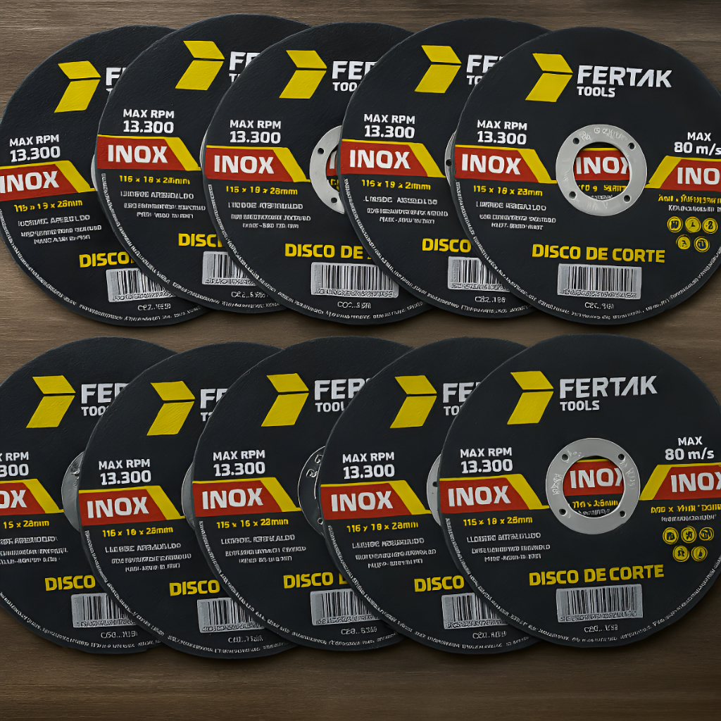 Kit 10 Disco Corte Inox 4 Polegadas 110mm Reforçado 2 Telas em Oferta na Shopee