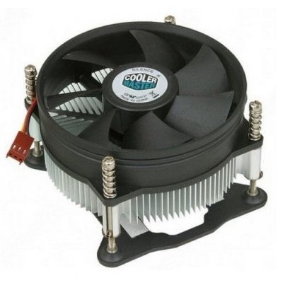 Cooler do Processador Intel lga1150/1151/1155/1156/1200 Delta e Master com base em cobre