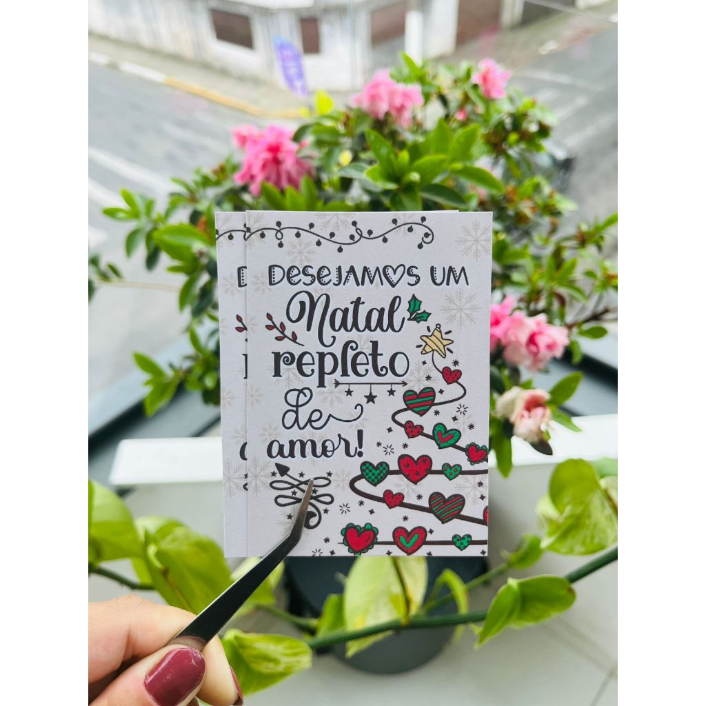 50 Tag Agradecimento Natalinas - NATAL, embalagens, clientes, tag's fofas/ final de ano.