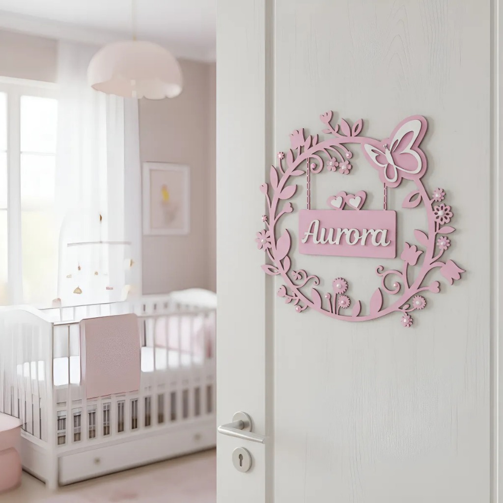 Guirlanda Porta Maternidade Mdf: Onde Comprar | BuscaProdutos