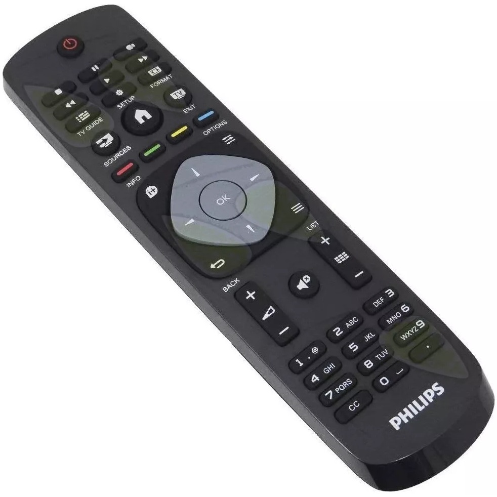 CONTROLE REMOTO ORIGINAL PHILIPS TV 32PFL3406D/78 32PFL4606D 32PFL4606D/78 32PFL5606D 32PFL5606D/78 32PFL7606D