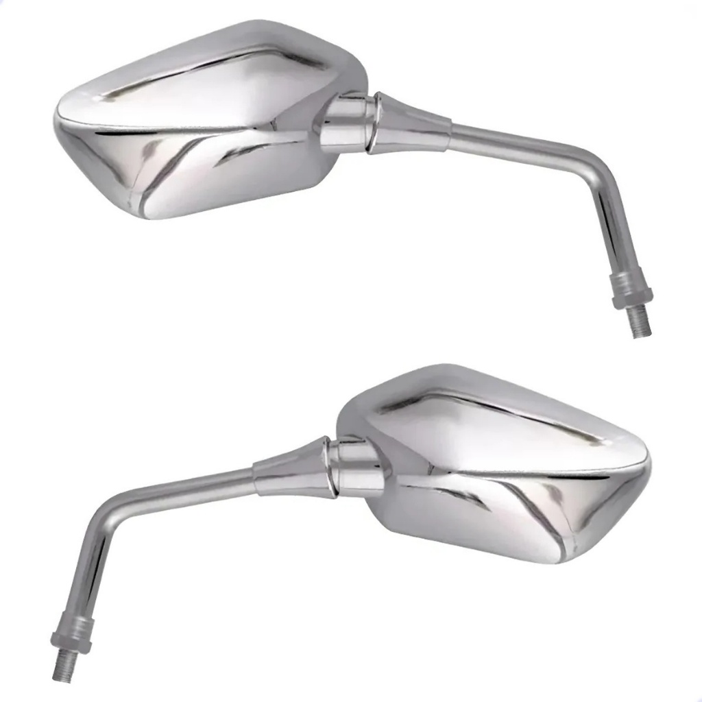 PAR ESPELHO RETROVISOR CB 300R 2009 ATÉ 2015 CROMADO