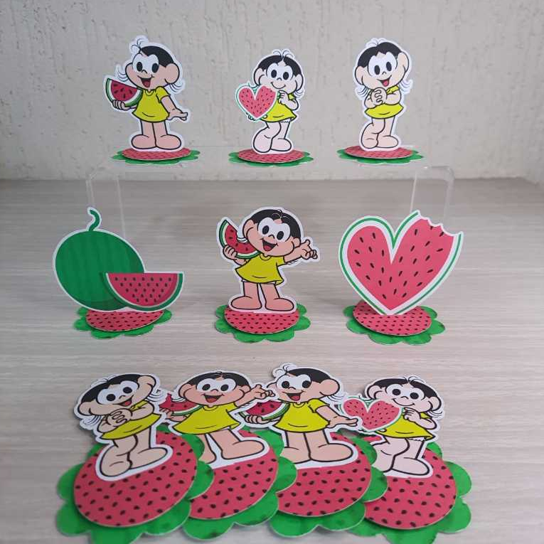 Kit Aplique 3D Tag Personalizada Magali, Aplique em pé, Festa, Lembrancinha em Oferta na Shopee