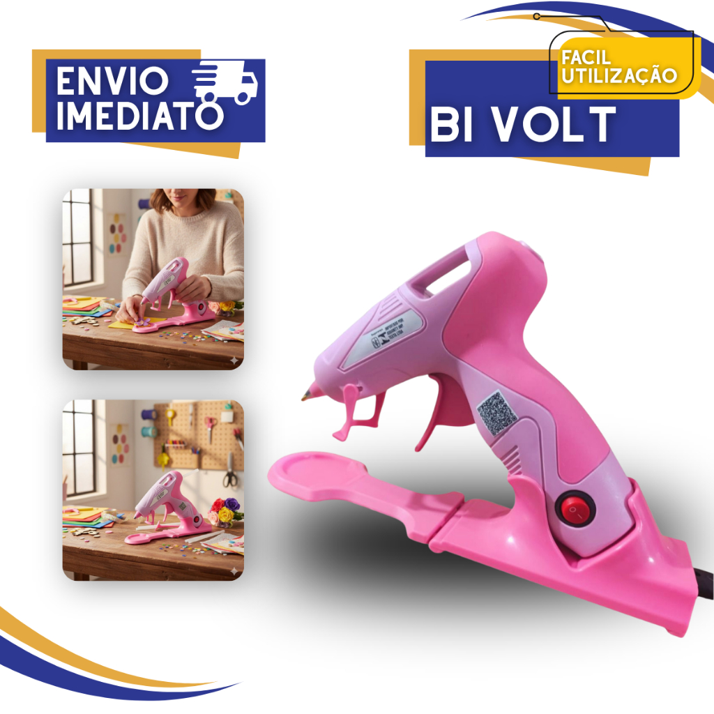Pistola Cola Quente Sem Fio Artepunto uso Escolar Profissional Artesanato em Oferta na Shopee
