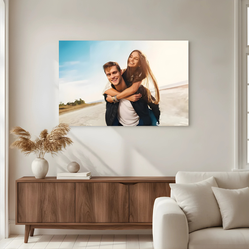 Quadro Decorativo Grande Personalizado Com Sua Foto Qualquer imagem Familia Logo pet Sala Quarto em Oferta na Shopee