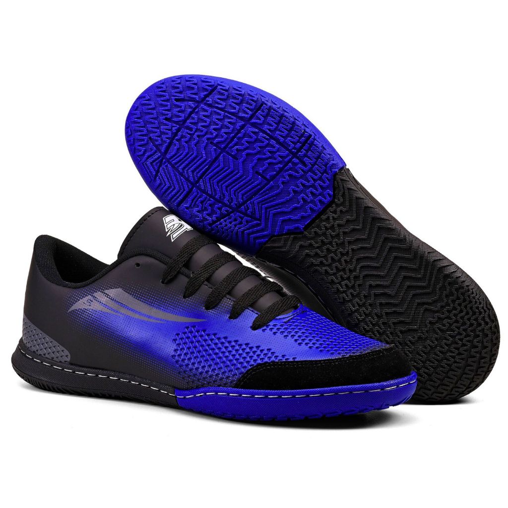Detalhes do Chuteira Masculina Futsal 3F Quadra Salão Ótima Qualidade Resistente Solado Costurado Antiderrapante