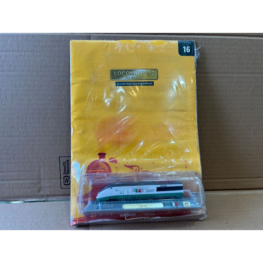 Miniatura Trem 1:160 ETR 500 nº16 Locomotivas do Mundo O Fascínio das Ferrovias