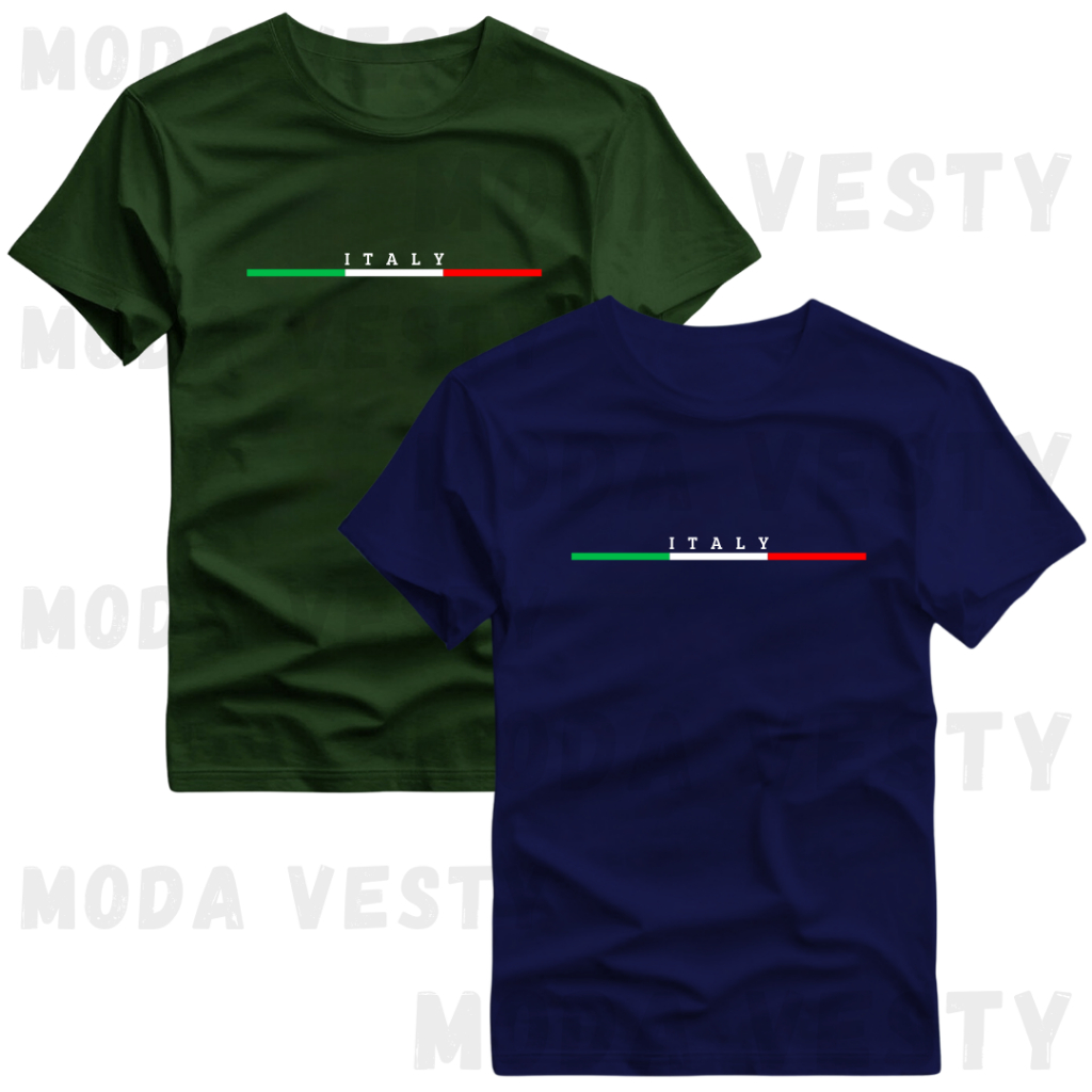 Camiseta Masculina Italia Italy Algodao Camisa Estampada DTF 30.1 Estilosa — imagem 2 de 2