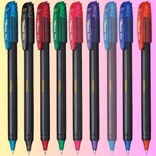 Caneta gel EnerGel Makkuro Pentel 0.5 ou 0.7mm canetas coloridas BLn415 e BL417 em Oferta na Shopee