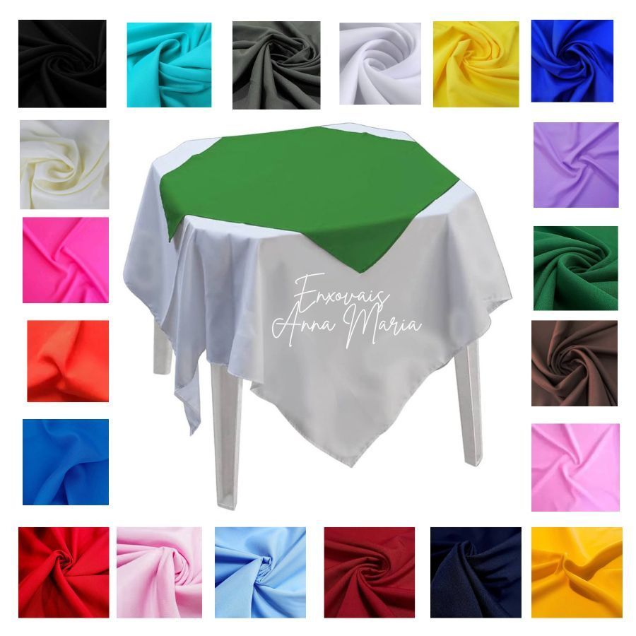 Kit 10 Cobre Mancha 75cm x 75cm Oxford P/festas Buffet VARIAS CORES