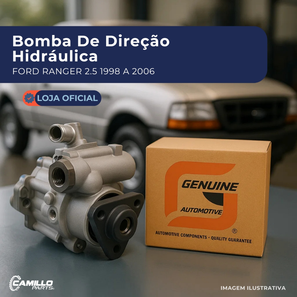 Bomba de Direção Hidráulica Ford Ranger 2.5 Maxion 1998 A 2000 Nova Original