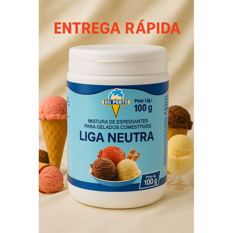 liga neutra 100g, liga neutra du porto, liga sorvete, estabilizante para sorvete. em Oferta na Shopee