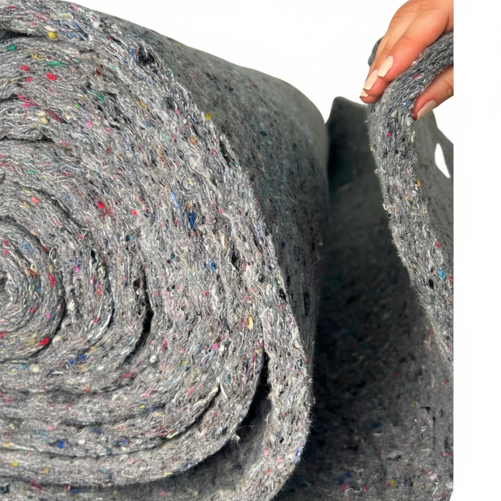 Feltro PADRÃO MONTADORA Automotivo– Largura 1M Grosso Assoalho Protetor Térmico e Acústico Firme Esp AntiRuído