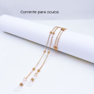 Cordão de óculos delicado Colorido corrente de segurança fashion/Novo em Oferta na Shopee